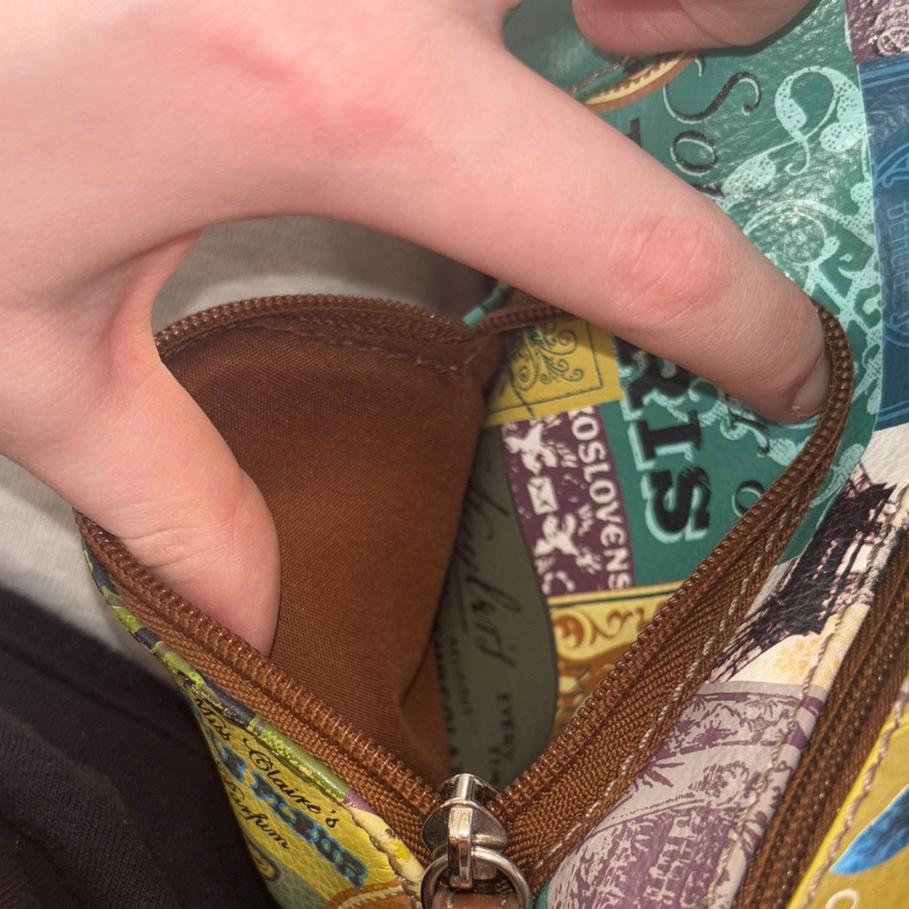 Relic Multicolor Patchwork Shoulder Bag - image 6